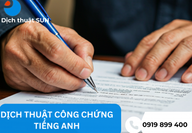 DỊCH VỤ DỊCH THUẬT CÔNG CHỨNG TIẾNG ANH TẠI CẦN THƠ
