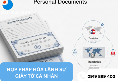 DỊCH THUẬT CÔNG CHỨNG GIẤY TỜ CÁ NHÂN TẠI QUẬN BÌNH THẠNH